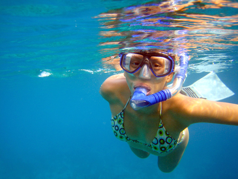 Snorkelling at Palm Beach on the Gold Coast